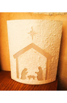 Photophore led nativite papier