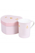 Mug rose foi esperance charite