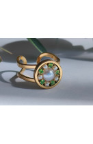 Bague castille verte