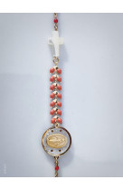 Bracelet vierge miraculeuse corail