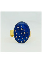 Bague constellation fond bleu