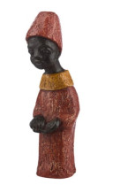 Mage africain ocre rouge