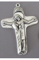 Crucifix  croix unite argente