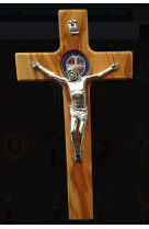 Crucifix bois saint benoit