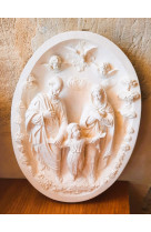 Bas relief sainte famille a esprit saint