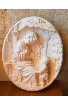 Bas relief saint joseph et enfant